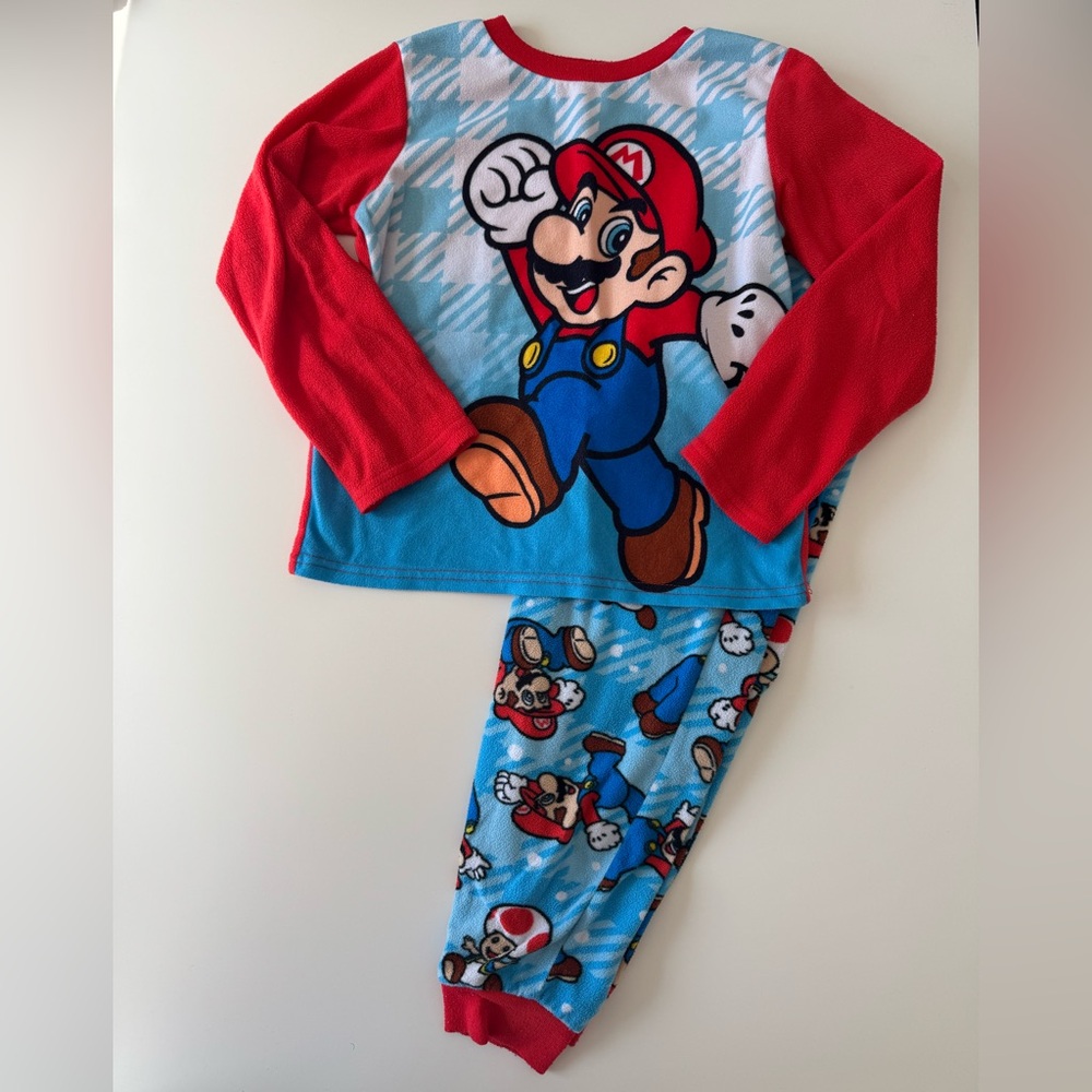 Mario Fleece Pajamas